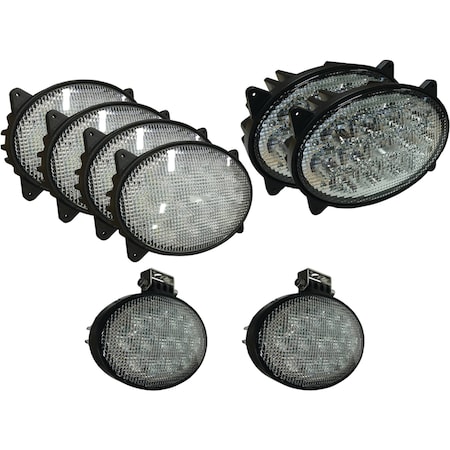 Tiger Lights 12V LED Light Kit For Case/IH 5088 Flood Off-Road Light; TL7120-KIT